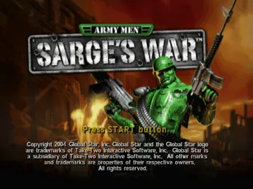 Army Men Sarges War (USA) screen shot title